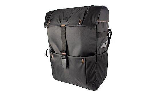 Sport nosilna torba, enojna, 18,5l, črna / oranžna, 33 x 40 x 21 cm