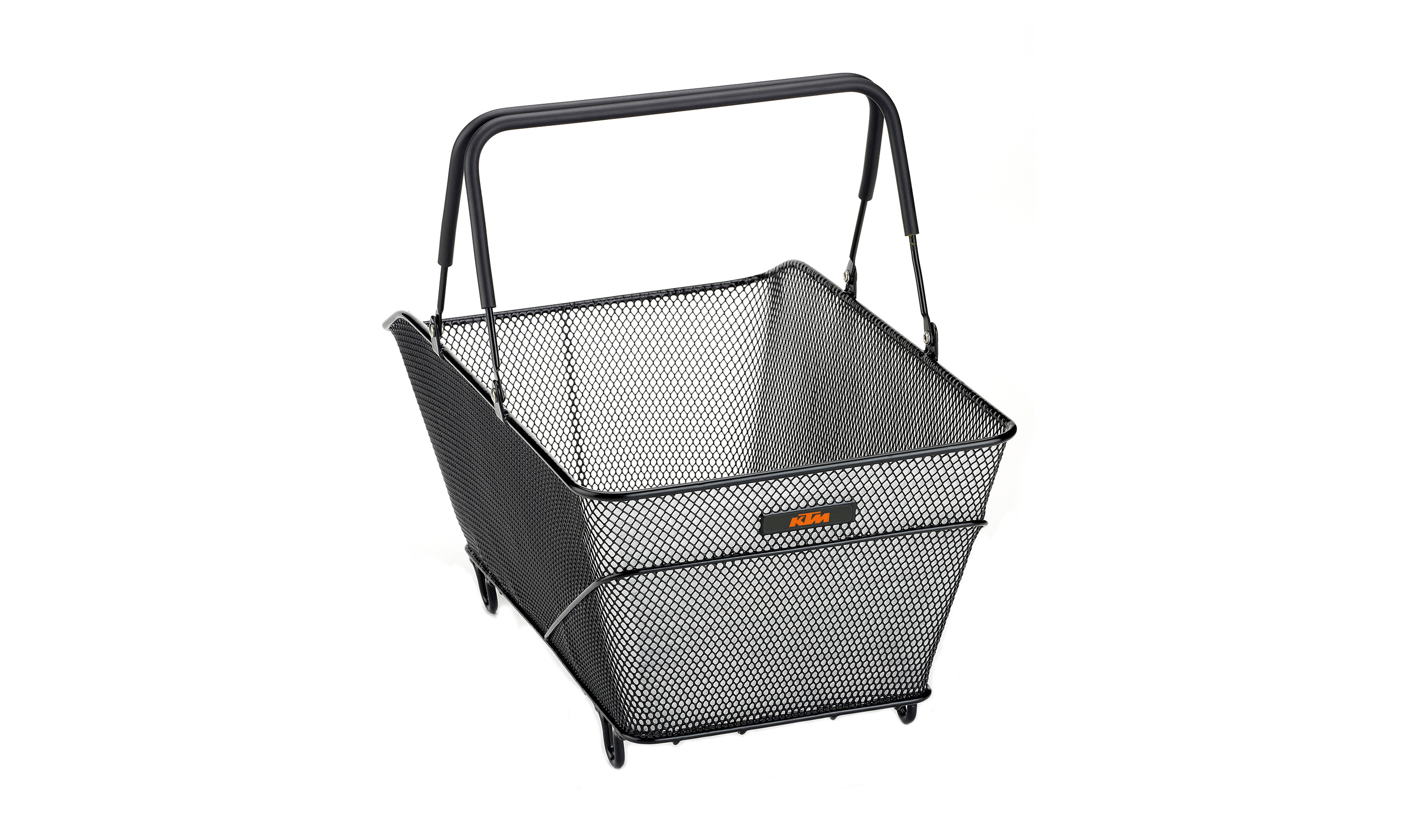 Dolga košara Racktime za zadaj, Snap it sistem, črna