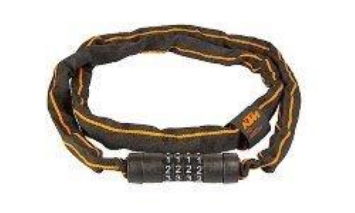 Smart Chain Ključavnica Code črna / oranžna