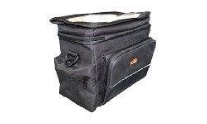 Line Torba za krmilo Map, Klick Fix brez nosilca, črna