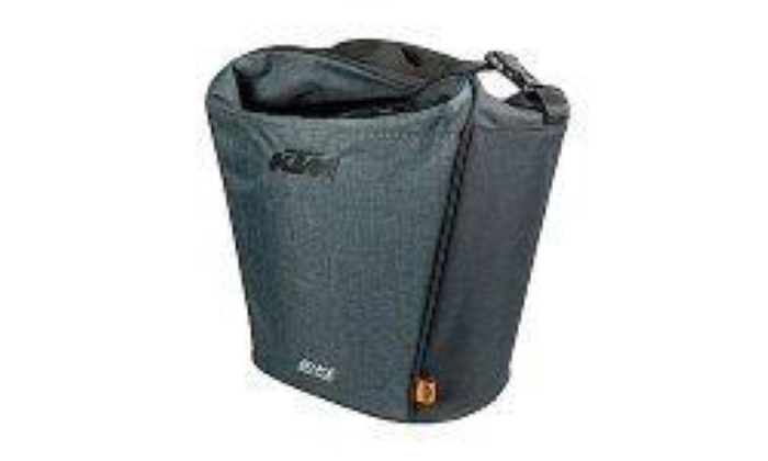 City torba za krmilo, Klick Fix brez nosilca, 320 x 280 x 260 mm, črna / siva