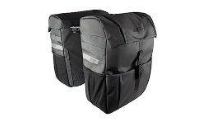 Sport Nosilec za torbe, dvojni,  FidLock snap it, črna / modra, 37L