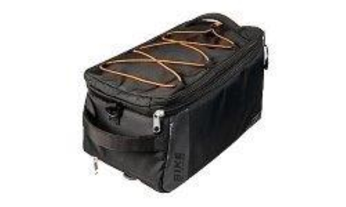 Sport torba za prtljažnik Small, Snap it, 14l, 34 x 19 x 27cm, črna / oranžna