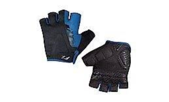 Rokavice Factory Line, kratke, črna / modra, 01(S)