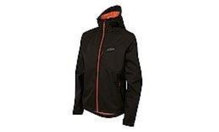 Factory Team Softshell jakna črna / oranžna, 54(XS) 