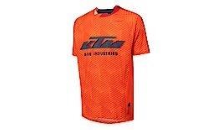 Factory Enduro majica s kratkimi rokavi, oranžna / rdeča, 56(S)