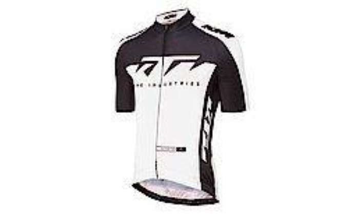 Factory Team Race dres s kratkimi rokavi, črna / bela, 56(S) 