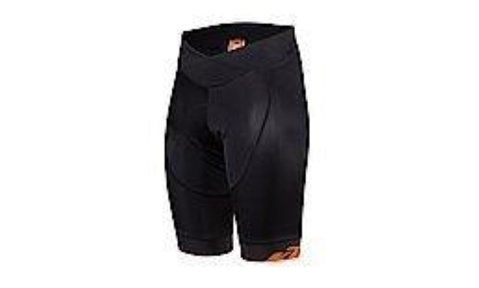 Lady Line kratke hlače brez naramnic, črna / oranžna, 54(XS) 