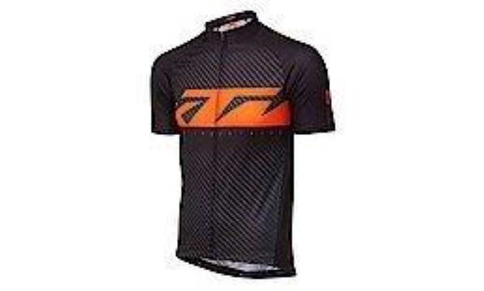 Factory Line dres s kratkimi rokavi, črna / oranžna, 56(S)