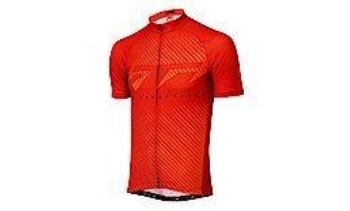 Factory Line dres s kratkimi rokavi, rdeča / oranžna, 56(S)