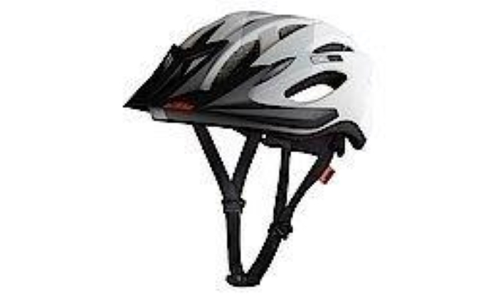 Lady Line čelada 54 (54-58), bela siva matt