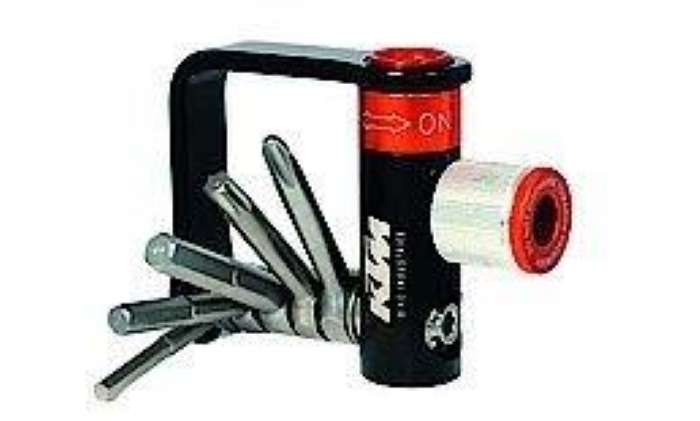 Večnamensko orodje team 5 s CO2 bombico, črna