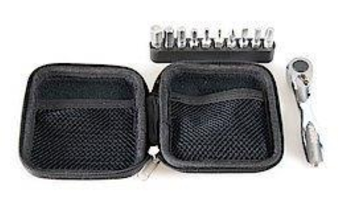 Bit orodje, team 10 in torba,, črna / srebrna