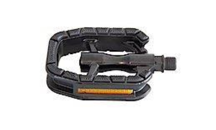 Pedala Comp Tour aluminij, Rubber BT, črna