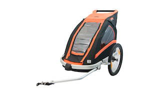Trailer & Jogger carry more II, črna / oranžna