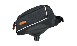 Top tube torbica velcro, črna