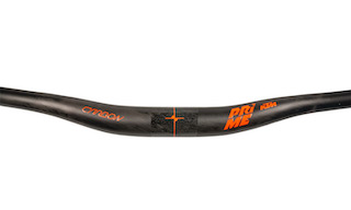 KTM Prime Trail carbon Rizer krmilo Bow 35 R 15mm 9° 800mm, črna U D / svetleča oranžna