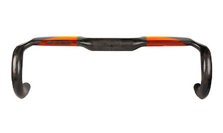 KTM Prime carbon Race krmilo Aero R75mm D 125mm 4°side, črna / oranžna, 420 mm